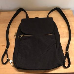 Travelon: Anti-Theft Signature Nylon Slim Backpack - Black